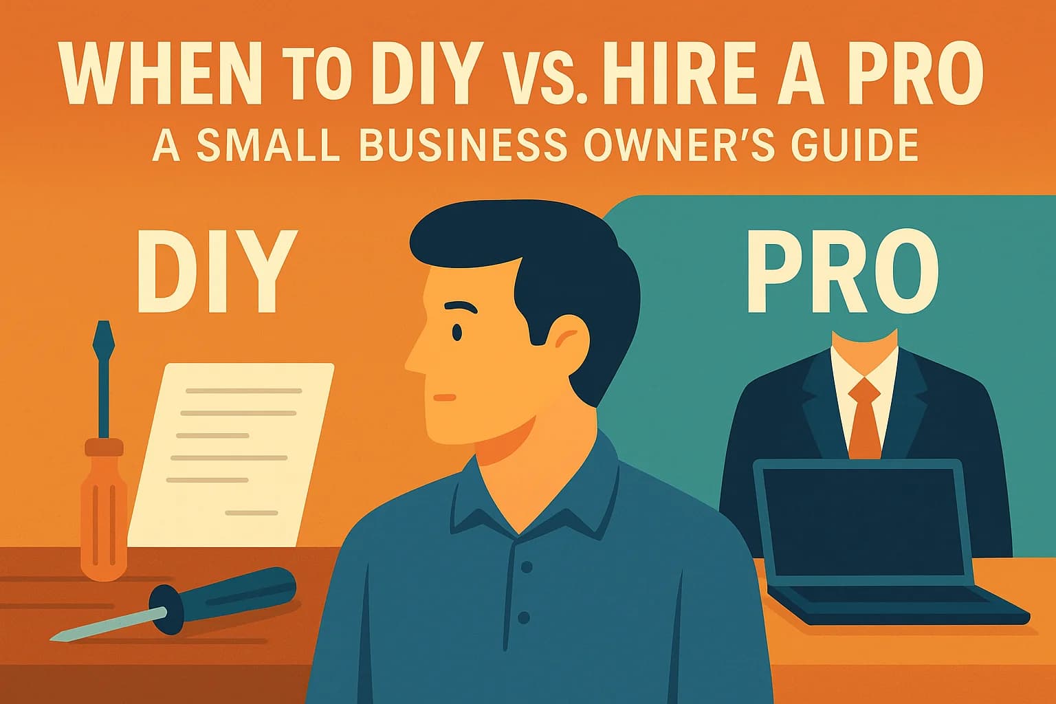 When to DIY vs. Hire a Pro: A Small Business Owner's Guide